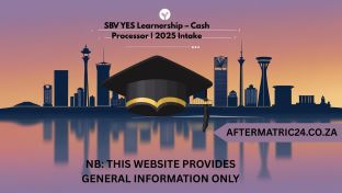 SBV YES Learnership – Cash Processor | 2025 Intake