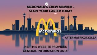 MCDONALD’S CREW MEMBER – START YOUR CAREER TODAY