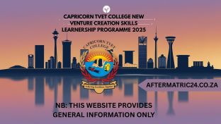 CAPRICORN TVET COLLEGE NEW VENTURE CREATION SKILLS LEARNERSHIP PROGRAMME 2025