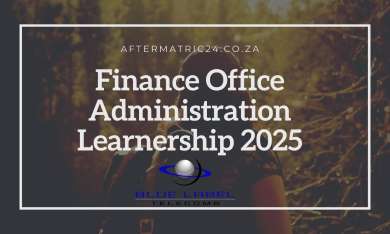 "Blue Label Telecoms Finance and Office Administration Learnership 2025 in Sandton – 12-month programme offering practical work experience in finance, office support, and administration tasks."