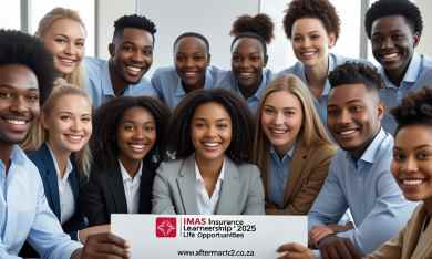 "iMas Insurance Brokers Long-Term Insurance Learnership 2025 – Opportunity for unemployed youth to gain practical experience, structured training, and an NQF Level 4 qualification with a monthly stipend."