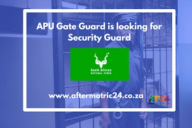 APU Gate Guard job vacancy at Addo Elephant National Park – Apply now to join the SANParks team, secure the park entrance, and assist visitors.