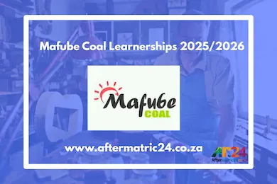 "Young learners receiving practical technical training at Mafube Coal mine in Mpumalanga during the 2025 Learnership Programme."