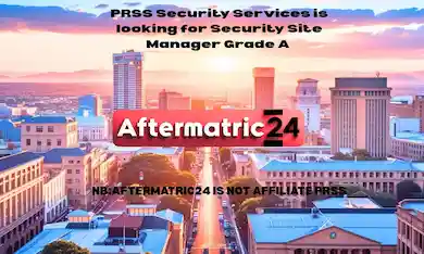 PRSS Security Services Security Site Manager Grade A job vacancy in Western Cape for experienced security professionals.