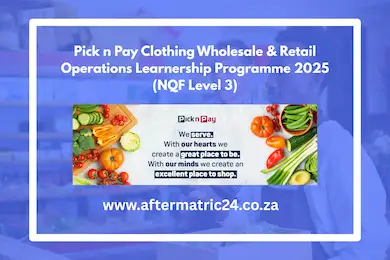 Young retail learner arranging stylish store display for PnP Clothing.