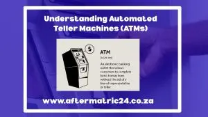 Image showing an Automated Teller Machine (ATM) with a person withdrawing cash, highlighting modern banking convenience and secure financial transactions.
