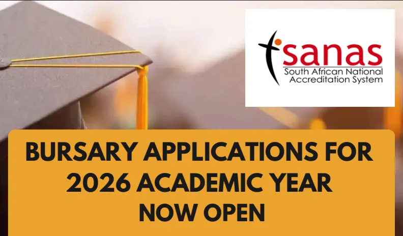 SANAS Bursary Applications for 2026 Academic Year Now Open in South Africa 1
