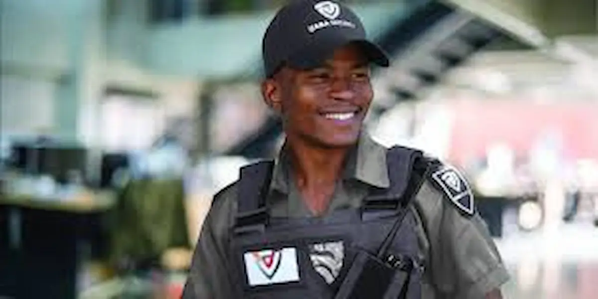 Security Services Learnership 2026 application poster promoting training and career opportunities for young South Africans in the security industry.