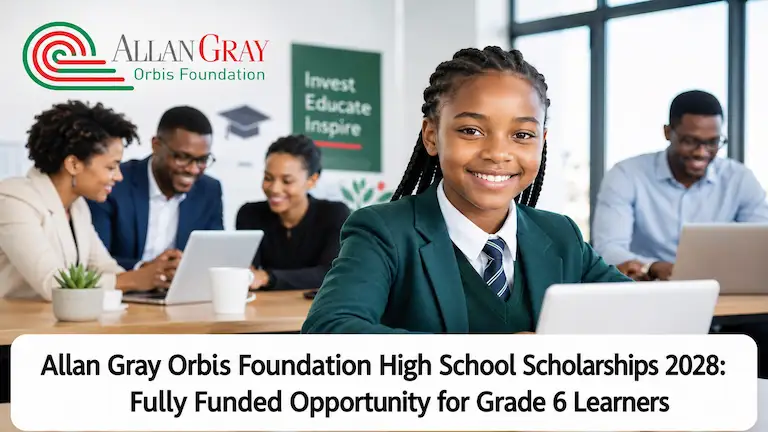 Allan Gray Orbis Foundation High School Scholarships 2028 Fully Funded Opportunity for Grade 6 Learners