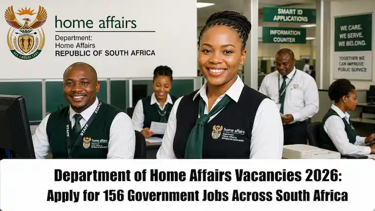 Department of Home Affairs Vacancies 2026 Apply for 156 Government Jobs Across South Africa