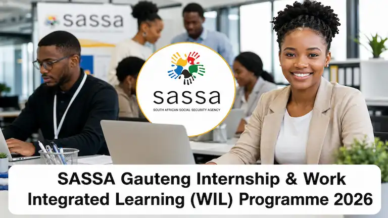 SASSA Gauteng Internship Work Integrated Learning WIL Programme 2026