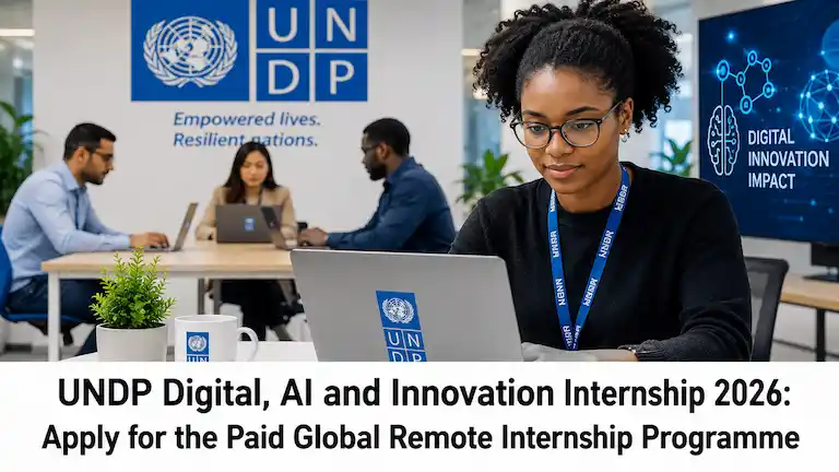 UNDP Digital AI and Innovation Internship 2026 Apply for the Paid Global Remote Internship Programme
