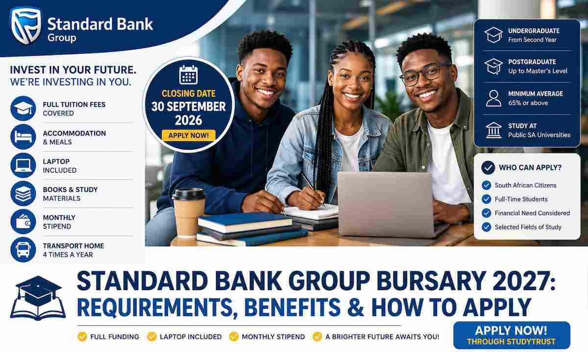 Standard Bank Bursary 2027 Requirements and How to Apply