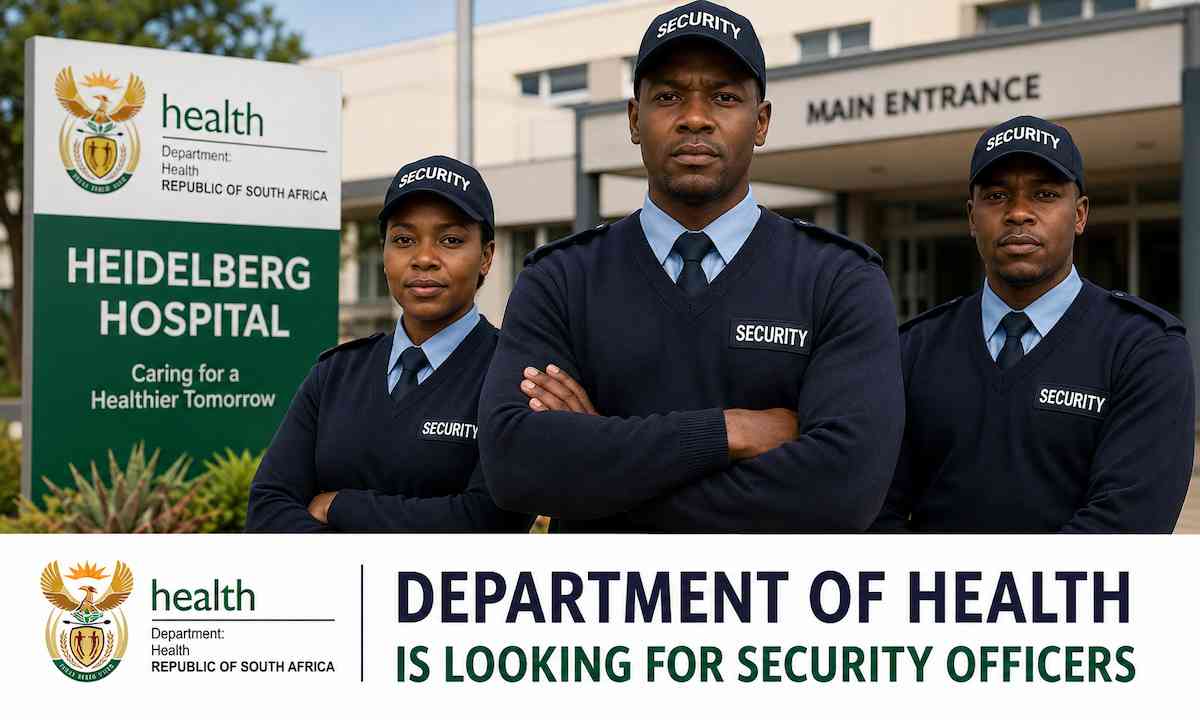 Department of Health is looking for Security Officers